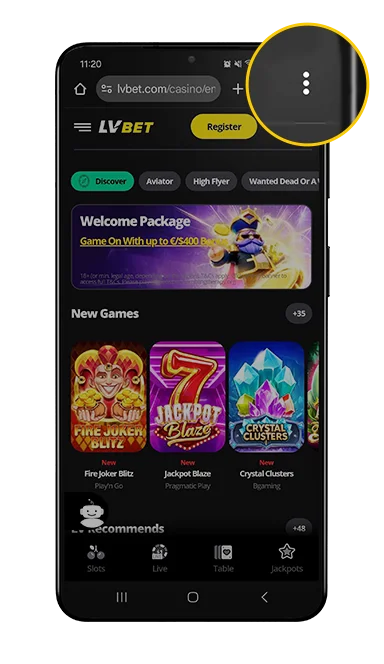 LV BET screenshot